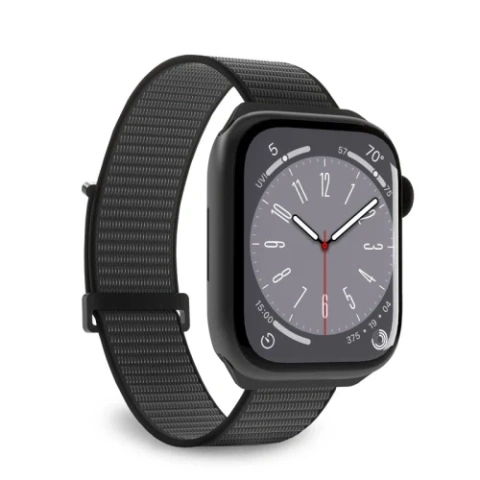 Pasek Nylonowy Puro ICON Band do Apple Watch 42/44/45/49 mm Czarny
