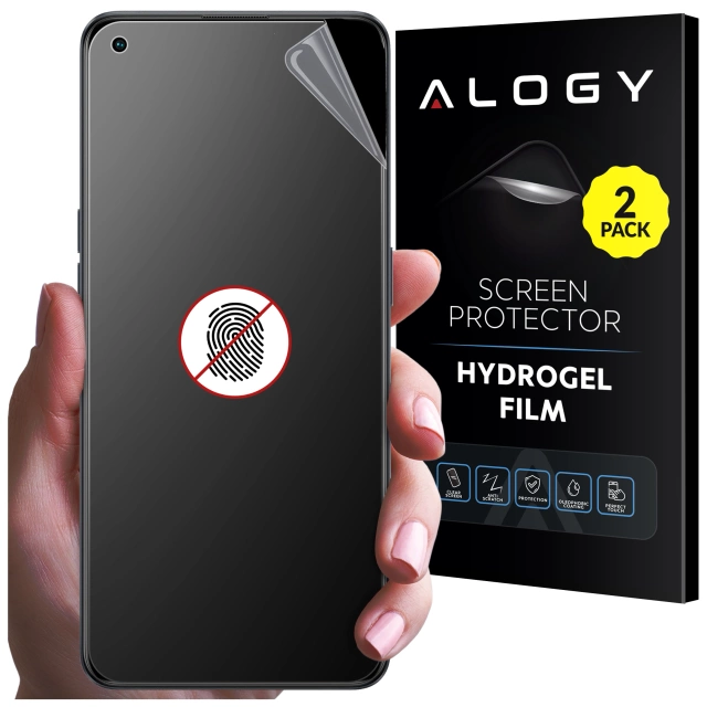 2x Folia "MATOWA" do Oppo Reno7 Lite / 7Z / 7 SE Hydrożelowa Alogy HydroSkin Matte Pro™ na ekran do etui "BEZ ODCISKU PALCÓW"