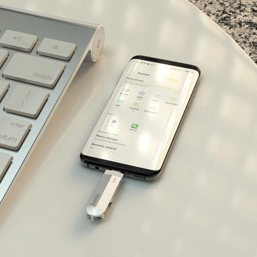 HOCO USB A Typ C Pendrive UD10 16GB USB 3.0 drehbar, breite Kompatibilität