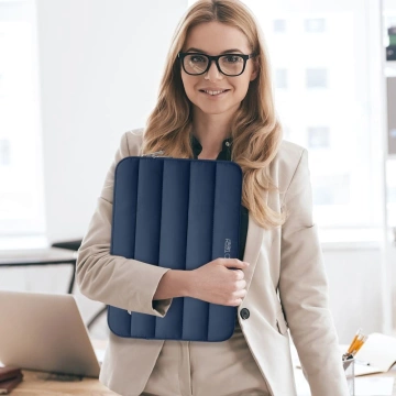 Etui Ochronne Tech-Protect Fluffy do Laptopa 13–14" Navy Blue