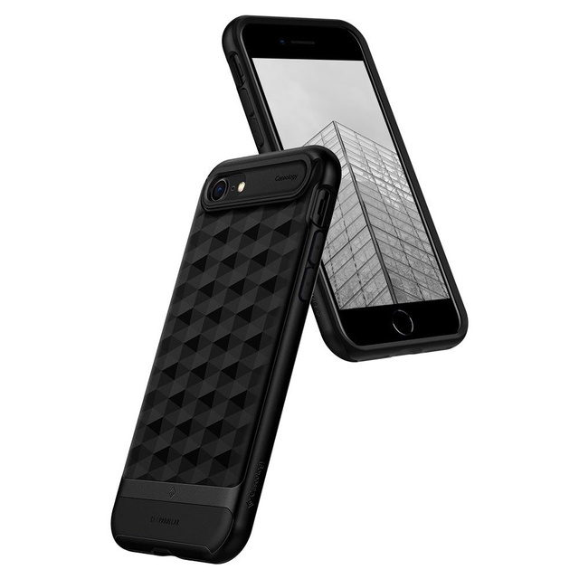 Etui Caseology Parallax do Apple iPhone 7 / 8 / SE 2020 / 2022 Matte Black