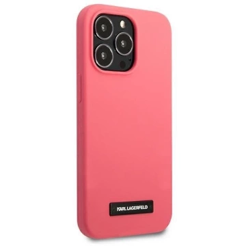 Karl Lagerfeld KLHCP13XSLMP1PI iPhone 13 Pro Max 6,7" Hardcase fuksja/fuchsia Silikonplakette