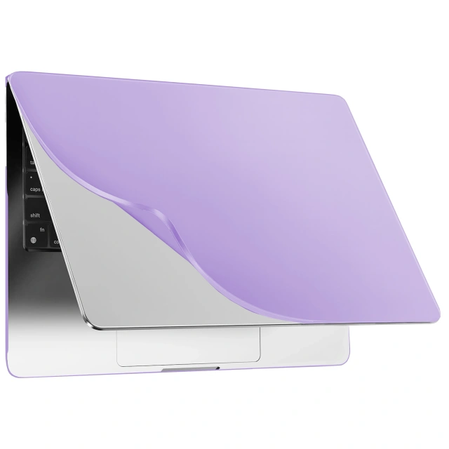 Etui do Apple Macbook Air 13.6 2022-2025 (M2/M3/M4) – elastyczna, matowa obudowa ochronna, lekka i odporna – Alogy AirGuard™ Fioletowy