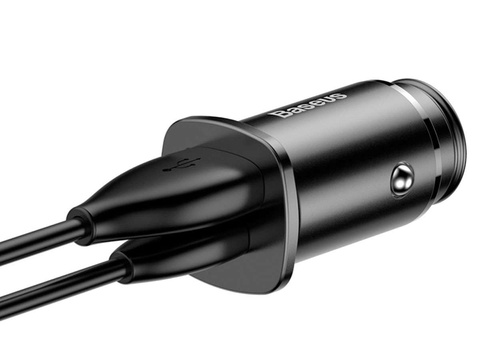 Baseus Square PPS QC 4.0 / PD 3.0 5A 30W Autoladegerät Schwarz