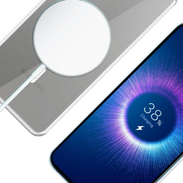 Etui für Samsung Galaxy S25 3mk Clear MagCase MagSafe Transparent