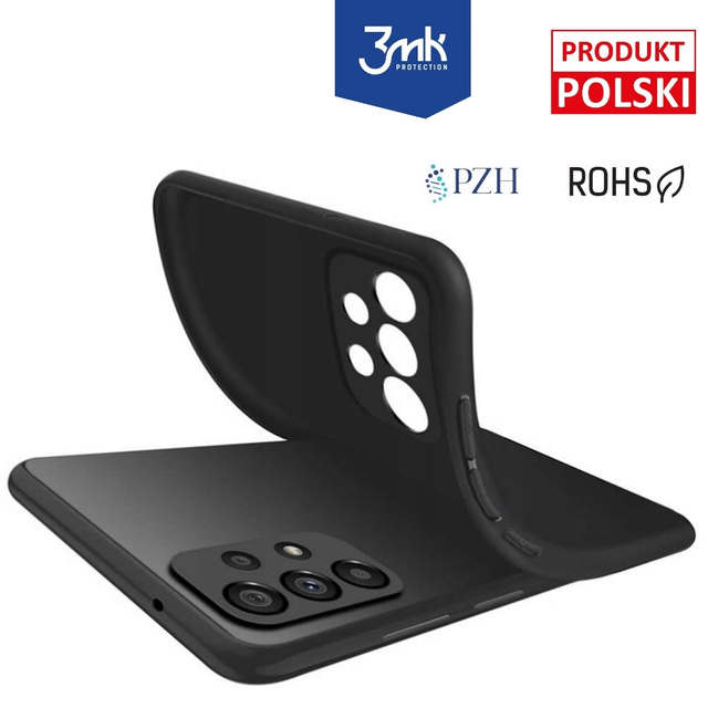 Etui matowe Odporne na telefon obudowa 3mk Matt Case do Samsung Galaxy A53 5G Black