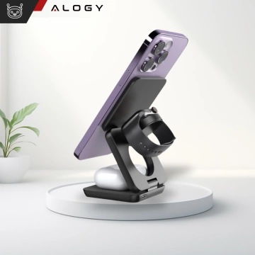 HUB-Splitter Alogy-Adapter für Computer-Laptop mit USB-C auf 3x USB-A 2.0 1x USB-A 3.0 Grau