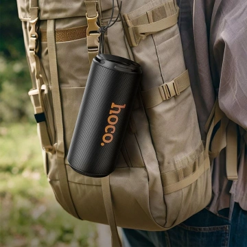 Hoco przenośny głośnik Bluetooth 5.4 2×8 W 1500 mAh FM/TF/AUX – czarny