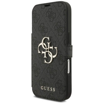 Etui Guess Book 4G Metal Logo do iPhone 17 Pro Black