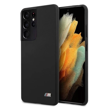 Etui BMW BMHCS21LMSILBK do Samsung Galaxy S21 Ultra G998 Silicone M Collection