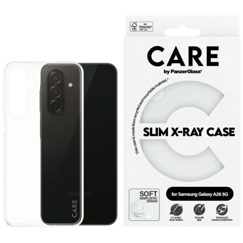 CARE Case für Samsung Galaxy A26 5G von PanzerGlass Fashion X-Ray Transparent