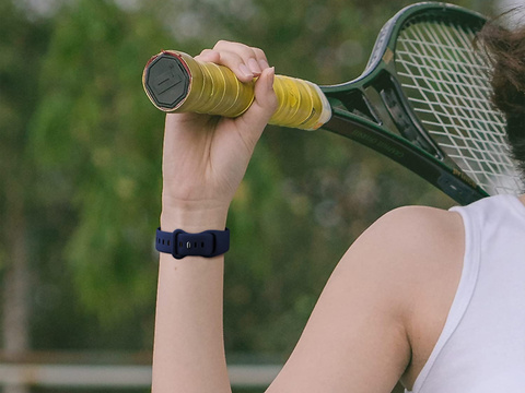 Sportowy pasek Alogy gumowy do Apple Watch 42/44/45/49mm Granatowy