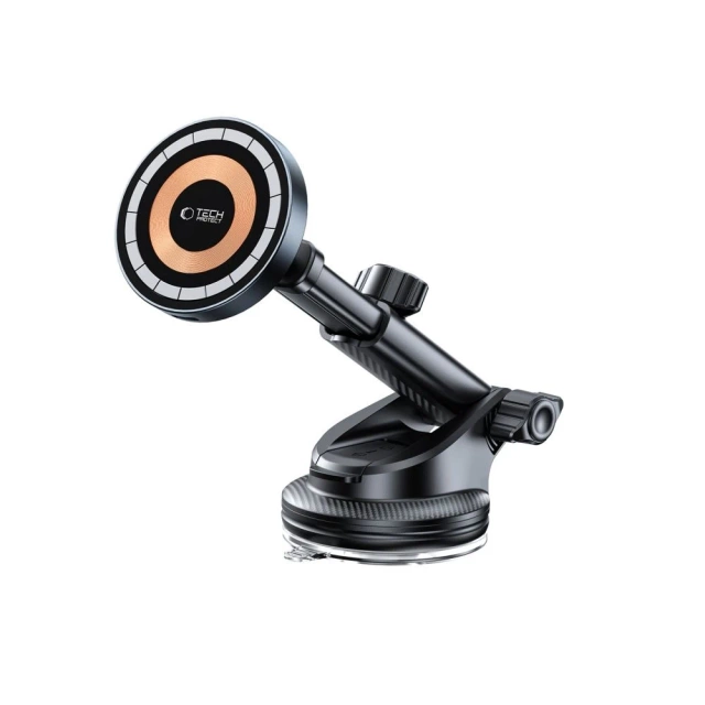 Uchwyt samochodowy indukcyjny magnetyczny MM15W-V5 Magnetic MagSafe DashBoard and Vent Car Mount Wireless Charger 15W do kratki Czarny