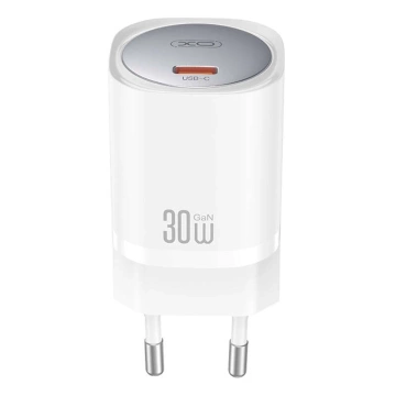 XO CE20 Wandladegerät, 30 W, GaN, USB-C, PD, QC, PPS
