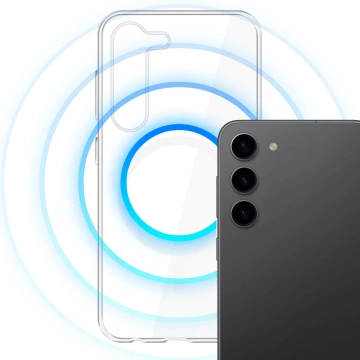Schutzhülle für Samsung Galaxy S23 3mk Clear MagCase