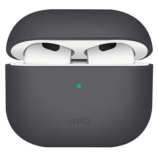 UNIQ Hülle Lino AirPods 3. Gen. Silikon grau / aschgrau