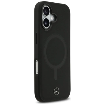 Etui do iPhone 17 Mercedes-Benz Smooth Leather MagSafe Black