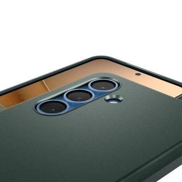 Samsung Galaxy S25 Abyss Green Spigen Thin Fit Mag MagSafe Hülle
