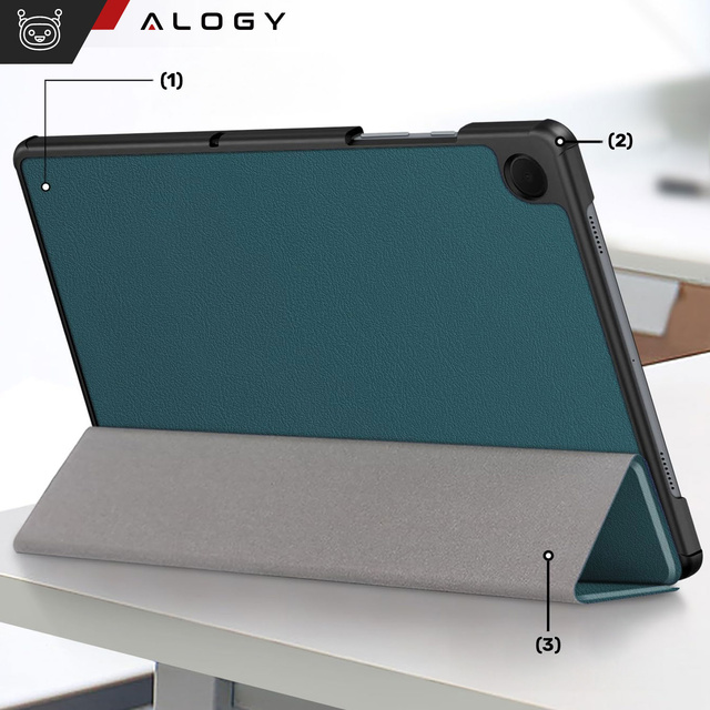 Etui do Samsung Galaxy Tab A11+ / A9+ Plus 2023 11" X210/X215/X216 obudowa na tablet Case Alogy Book Cover Zielone