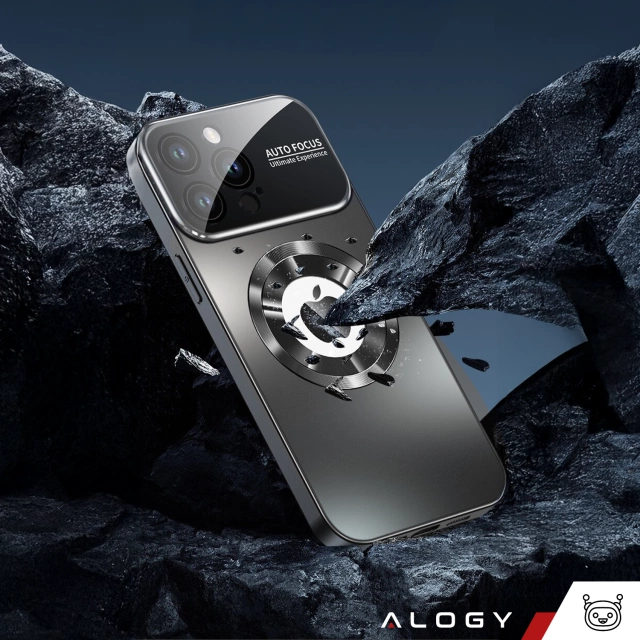 Etui do Apple iPhone 16 Pro obudowa Alogy MagSafe LuxeShield™ Case z ochroną obiektywów do MagSafe Graphite Black