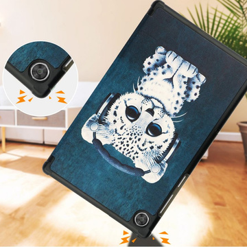 Etui Smart Case Alogie für Lenovo Tab M10 10.1 2ND Gen TB-X306 X/F/L Sad Cat