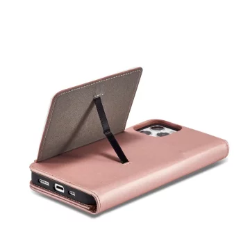 Magnetkartenhülle für iPhone 12 Tasche Kartenetui Kartenständer Pink