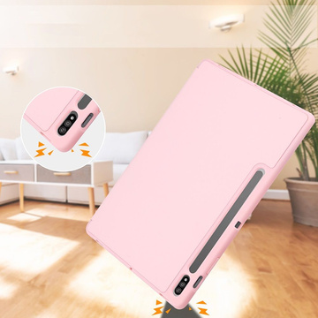 Etui SmartCase Pen für Samsung Galaxy Tab S7 FE 5G 12.4 T730/ T736B Rosa
