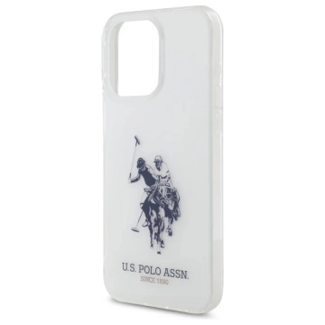 Etui do iPhone 15 Pro Max US Polo Shiny Big Logo Białe
