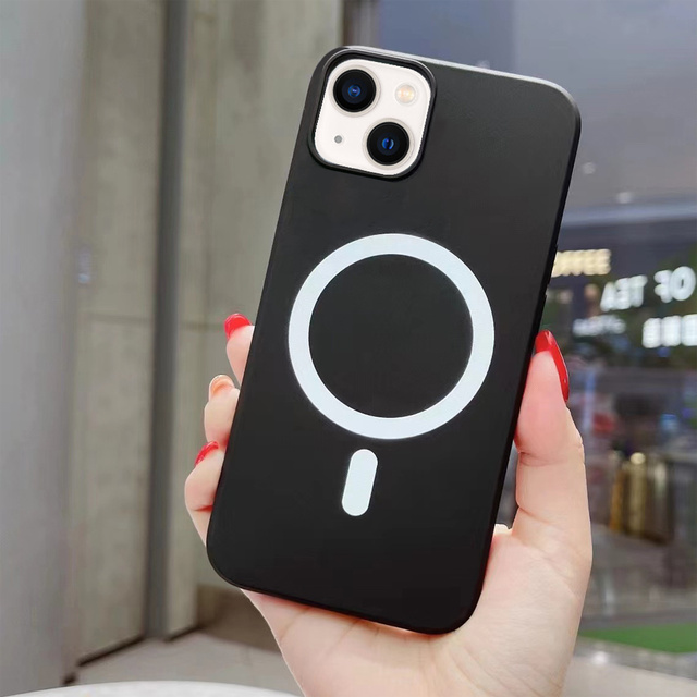 Etui do MagSafe Ultra Slim Mag Alogy do ładowarek Qi do Apple iPhone 13 Mini Czarne