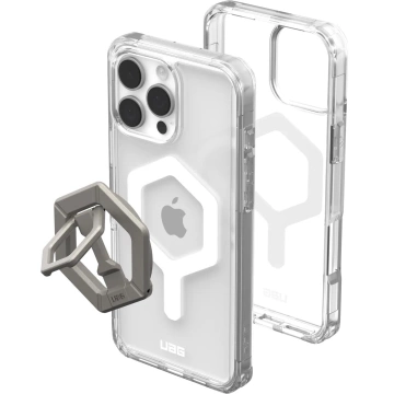 Etui do iPhone 16 Pro Max UAG Plyo MagSafe Ring Stand Ice-White