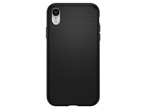 Spigen Liquid Air Hülle für Apple iPhone Xr Mattschwarz Alogy Glas
