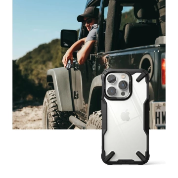 Etui Ringke Fusion X für Apple iPhone 14 Pro Schwarz