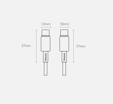 Baseus USB Type C - USB Type C Kabel Schnellladung Power Delivery Quick Charge 100 W 5 A 1 m schwarz (CATWJ-01)