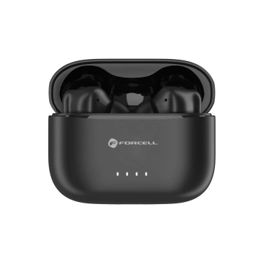 Forcell Super Clear Calls ANC ENC Dongle Schwarz Kabellose In-Ear-Kopfhörer