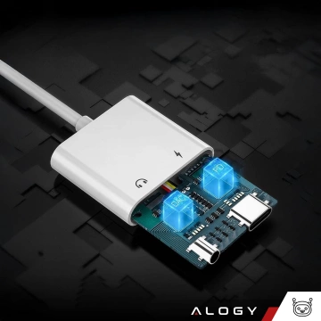 HUB-Splitter Alogy-Adapter für Computer-Laptop mit USB-C auf 3x USB-A 2.0 1x USB-A 3.0 Grau