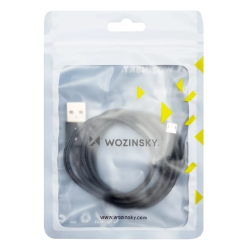 Wozinsky Kabel USB - microUSB 2.4A 1m schwarz (WUC-M1B)