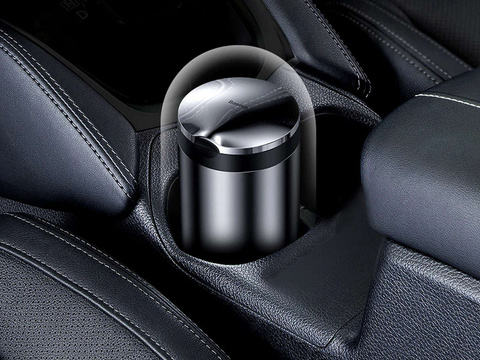 Baseus Autoaschenbecher mit LED Schwarz