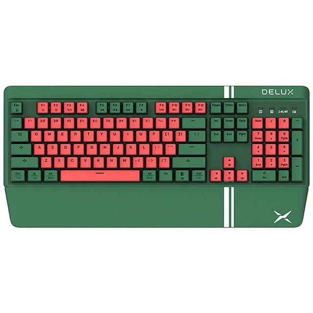 Delux KM17DB Gaming-Tastatur (grün