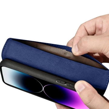 iCarerWallet Case 2in1 Handyhülle für iPhone 14 Pro Max Anti-RFID Flip Leather Cover