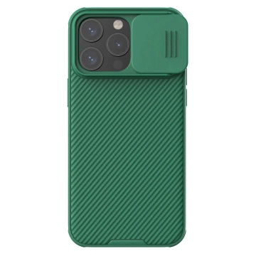 Nillkin CamShield Pro magnetische Hülle für iPhone 15 Pro mit Kameraschutz – Grün