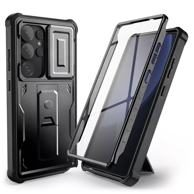 Etui do Samsung Galaxy S25 Ultra obudowa ochronna Tech-Protect Kevlar Cam+ Black