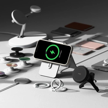 Ringke Silicone Magnetic MagSafe für iPhone 16e Stone