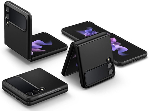 Spigen AirSkin Schutzhülle für Samsung Galaxy Z Flip 3 5G Schwarz