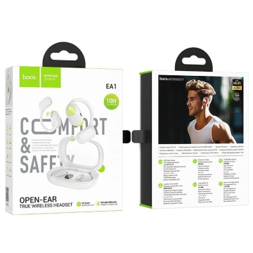 HOCO EA1 TWS Kabellose Bluetooth-Kopfhörer – Grau mit Ladeetui