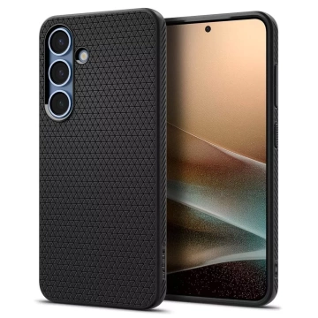 Samsung Galaxy S25 Hülle Schutzhülle Spigen Liquid Air Matt Schwarz