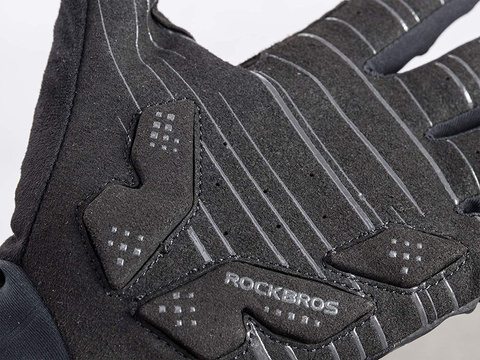 M Fahrradhandschuhe RockBros S208-M Fahrradhandschuhe Schwarz