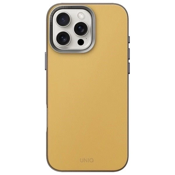Etui do iPhone 16 Pro UNIQ Lyden DS Żółto-szare MagSafe