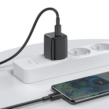 Joyroom Kleines schnelles USB-Typ-C-PD-Ladegerät 25 W EU-Stecker Schwarz (L-P251)