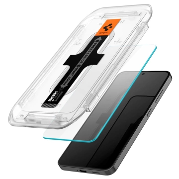 Spigen Glas.tR Panzerglas „EZ Fit“ 2er-Pack für Samsung Galaxy S24 Plus Klar