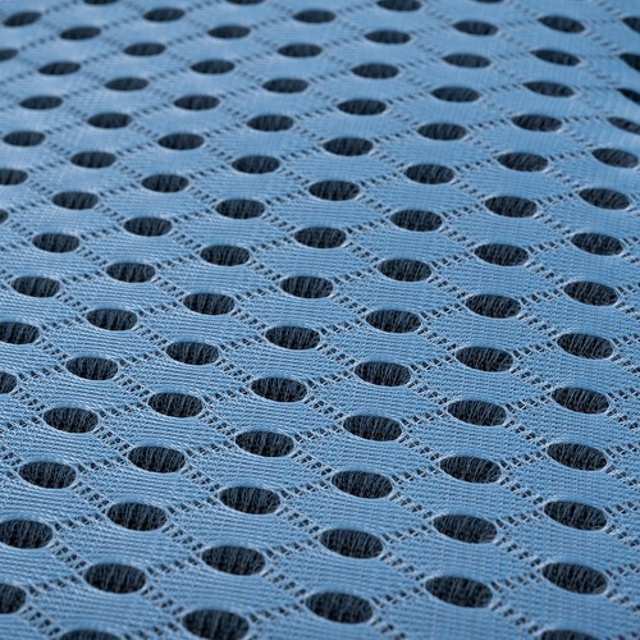 Poduszka ortopedyczna Lędźwiowa pianka memory zapamiętująca układ na fotel pod plecy do krzesła do biurka do auta Niebieska